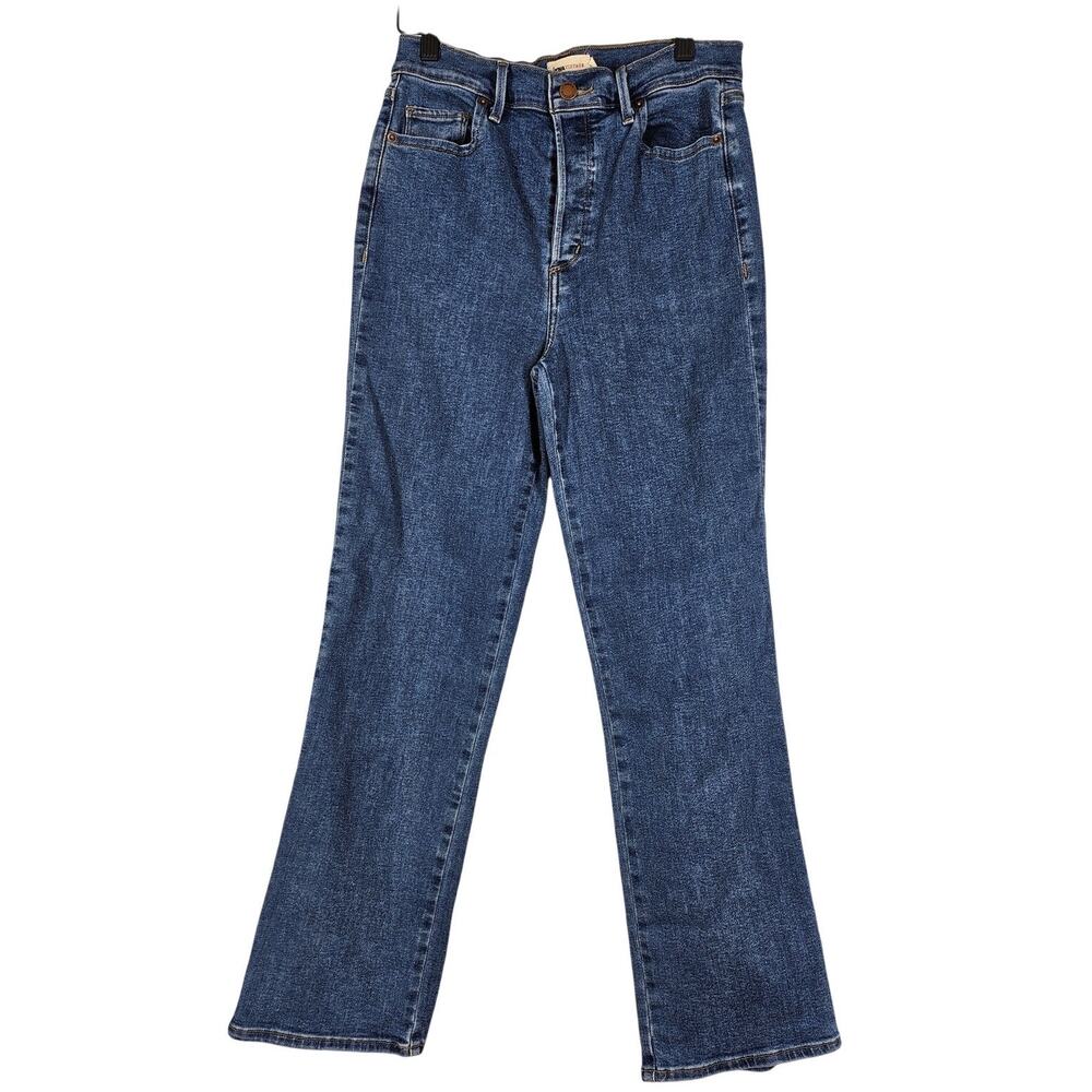 NOVA VINTAGE WOMEN'S BLUE WASH DENIM JEANS SIZE 26 – STYLE NVHRST836M BUTTON FLY